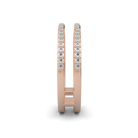 Split Double Band Wedding Ring