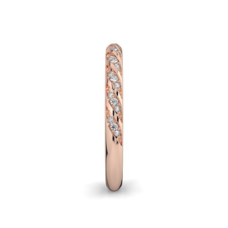 Angeli Twirling Diamond Wedding Ring