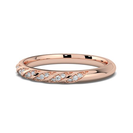 Angeli Twirling Diamond Wedding Ring