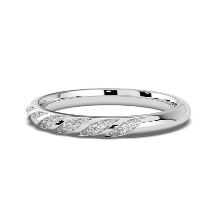 Angeli Twirling Diamond Wedding Ring