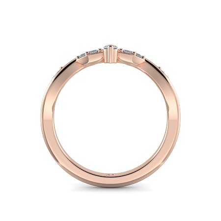 Leaf-Marqui Shaped Wedding Ring
