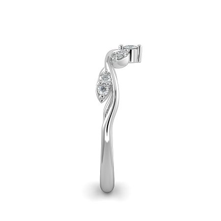 Leaf-Marqui Shaped Wedding Ring