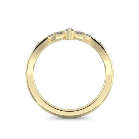 Leaf-Marqui Shaped Wedding Ring