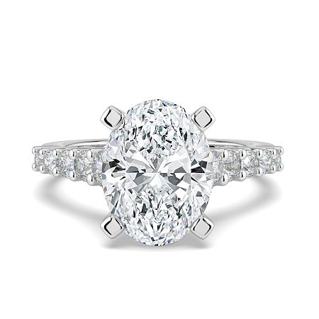 Dalia with Graduated Side Stones