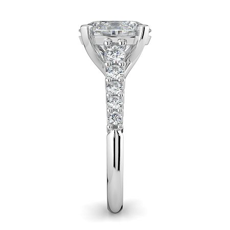 Dalia with Graduated Side Stones