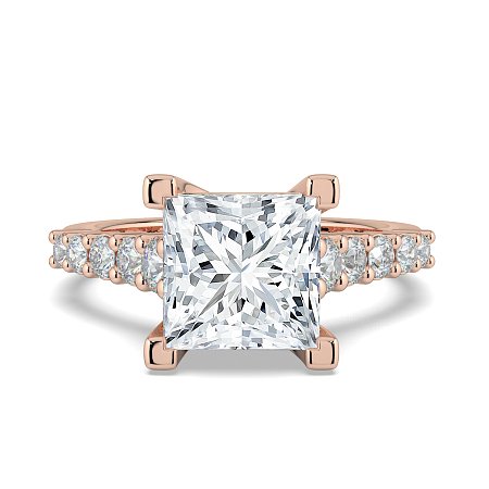Dalia with Graduated Side Stones