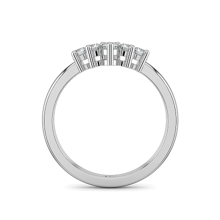 Fitted Natural Diamond Wedding Ring 0.26cts Total Weight