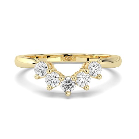 Claw Set Fitted Wedding Ring