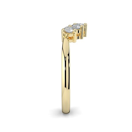 Claw Set Fitted Wedding Ring