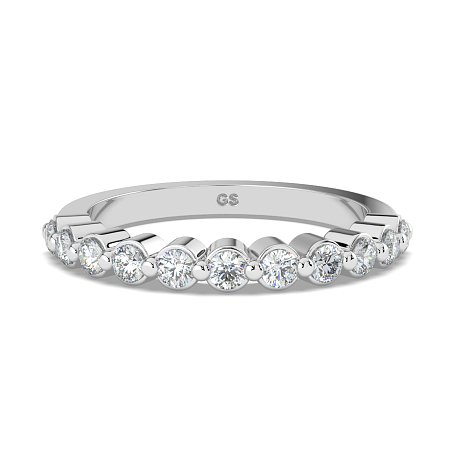 Cara Floating Diamond Wedding Ring