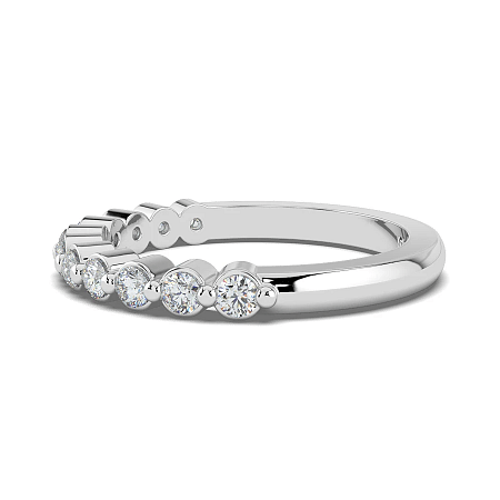Cara Floating Wedding Ring with Natural Diamonds 0.35ct Total Weight