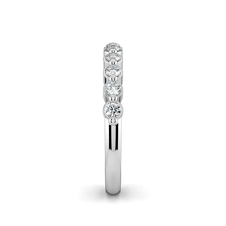 Cara Floating Wedding Ring with Natural Diamonds 0.35ct Total Weight