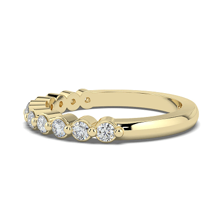 Cara Floating Wedding Ring with Natural Diamonds 0.35ct Total Weight