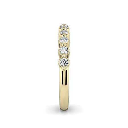 Cara Floating Wedding Ring with Natural Diamonds 0.35ct Total Weight