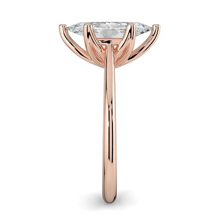 Tulip Cathedral Solitaire with 6 Claws