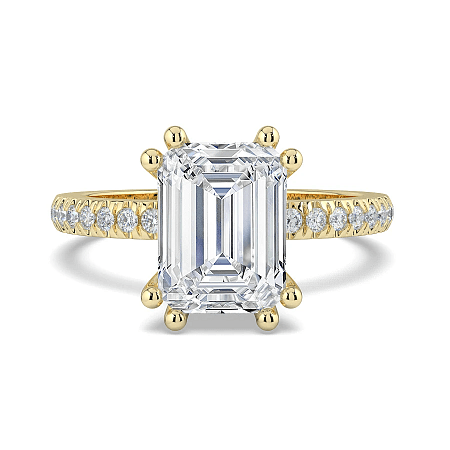 Ariel Side Stones Ring with IGI LG Diamonds 1.8cts Total Weight