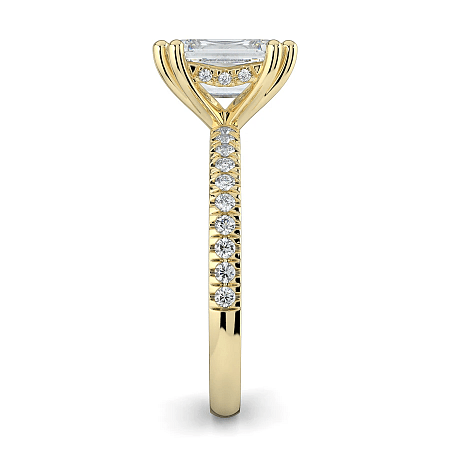 Ariel Side Stones Ring with IGI LG Diamonds 1.8cts Total Weight