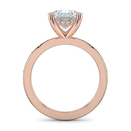 Ariel with Hammer set Diamonds on Band