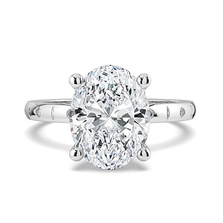 Ariel with Hammer set Diamonds on Band