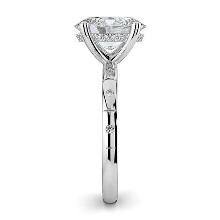 Ariel with Hammer set Diamonds on Band