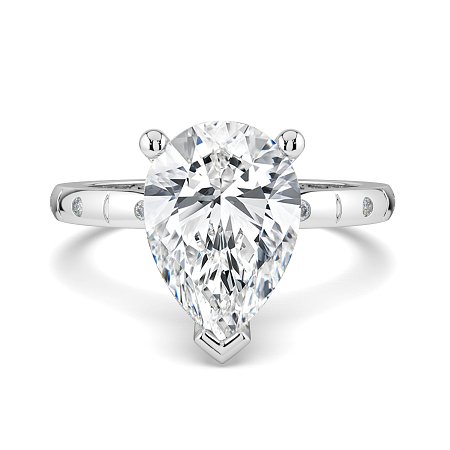 Ariel with Hammer set Diamonds on Band