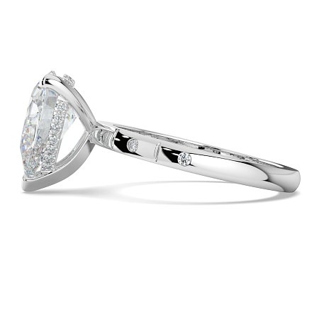 Ariel with Hammer set Diamonds on Band