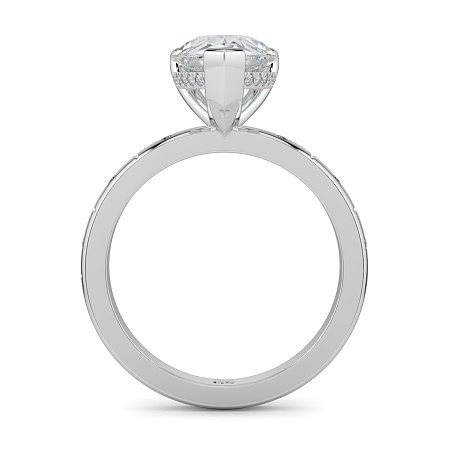 Ariel with Hammer set Diamonds on Band