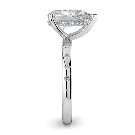 Ariel with Hammer set Diamonds on Band