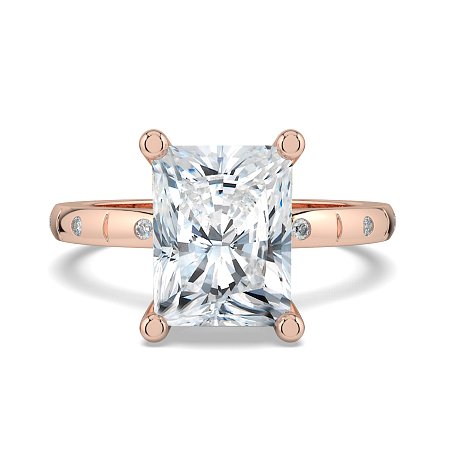 Ariel with Hammer set Diamonds on Band
