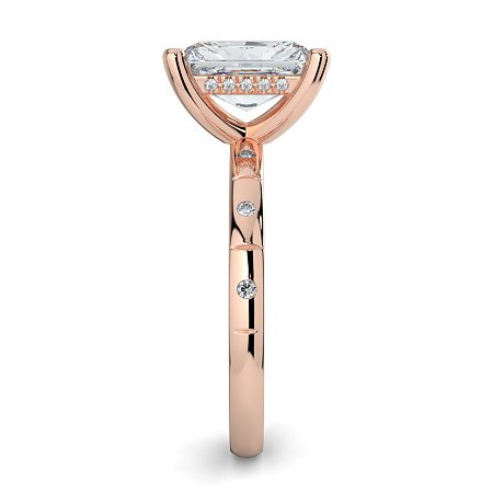Ariel with Hammer set Diamonds on Band