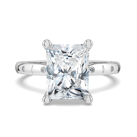 Ariel with Hammer set Diamonds on Band