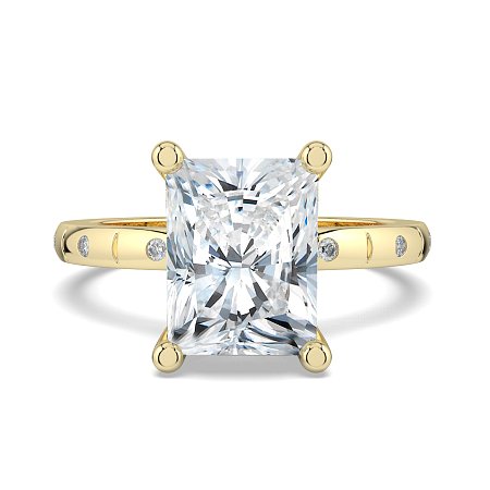 Ariel with Hammer set Diamonds on Band