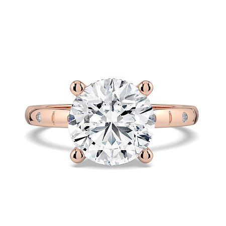 Ariel with Hammer set Diamonds on Band