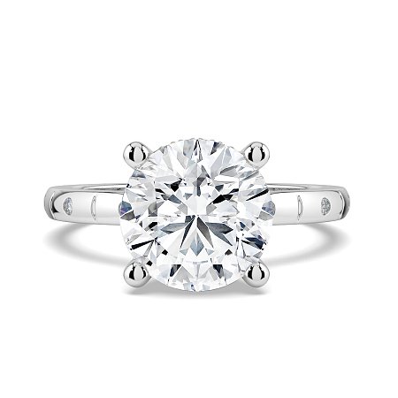Ariel with Hammer set Diamonds on Band