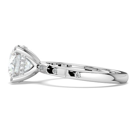 Ariel with Hammer set Diamonds on Band