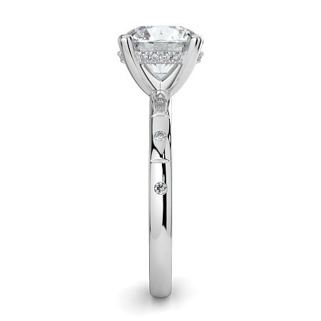 Ariel with Hammer set Diamonds on Band