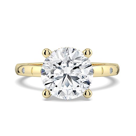 Ariel with Hammer set Diamonds on Band
