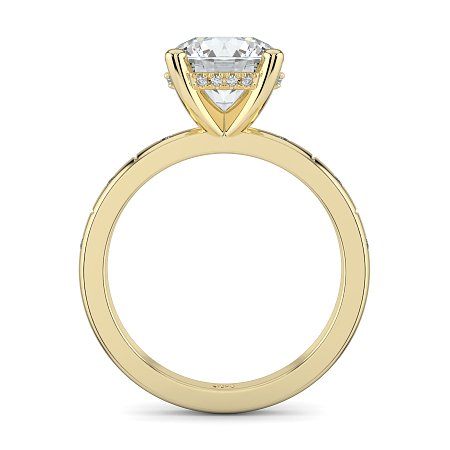 Ariel with Hammer set Diamonds on Band