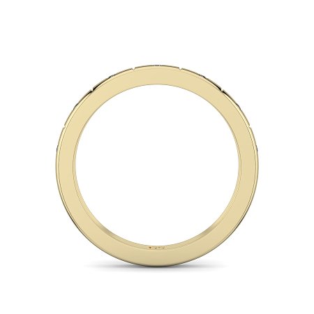Ariel Wedding Ring with Hammer set Diamonds on Band