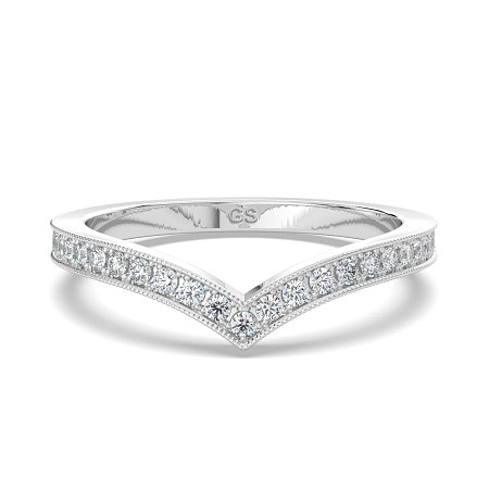 GSD V-Shaped Wedding ring