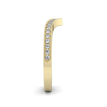 GSD V-Shaped Wedding ring