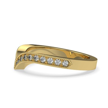GSD V-Shaped Wedding ring