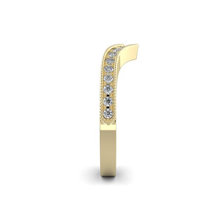 GSD V-Shaped Wedding ring