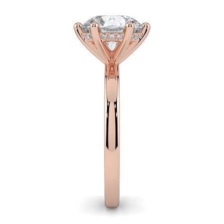 Ariel Engagement Ring with 6 Curved Claws