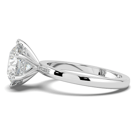 Ariel Side Stones Ring with IGI LG Diamonds 2.03cts Total Weight