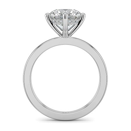 Ariel Side Stones Ring with IGI LG Diamonds 2.03cts Total Weight
