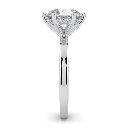 Ariel Engagement Ring with 6 Curved Claws