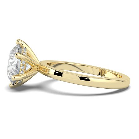 Ariel Engagement Ring with 6 Curved Claws