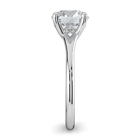 Image of Cathedral collection engagement ring