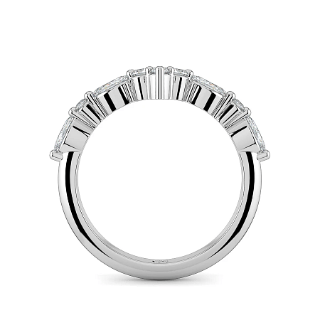 Cluster Pointy Lab-Grown Diamond Wedding Ring 0.10cts Total Weight